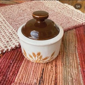 Vintage wheat jar